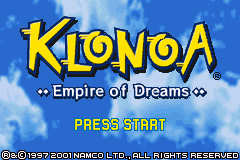 风之克罗帝亚-梦见帝国 Klonoa - Empire of Dreams(US)(Namco)(32Mb)